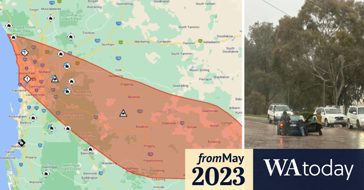 Perth weather Thunderstorm warning for Perth
